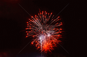 Gif animé feux d'artifices 173